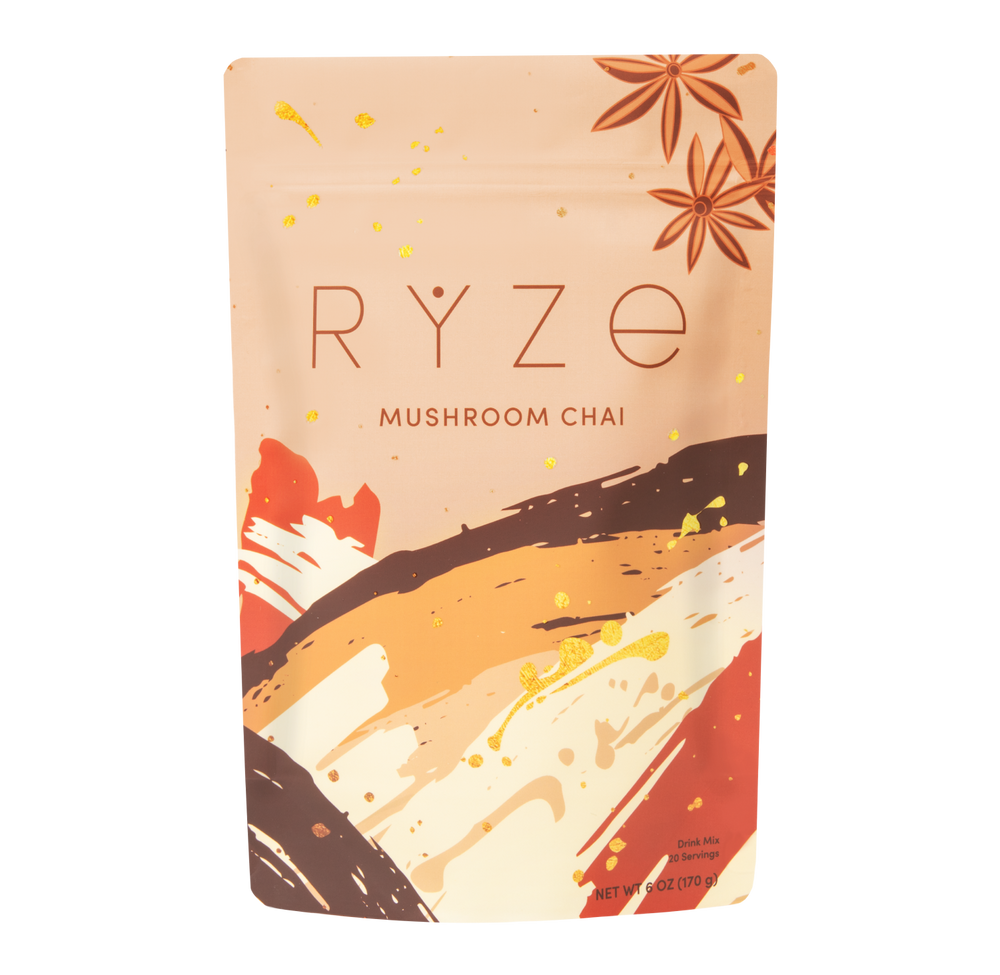 Mushroom Chai (20 Servings) - Balanced Blend for Daily Wellness