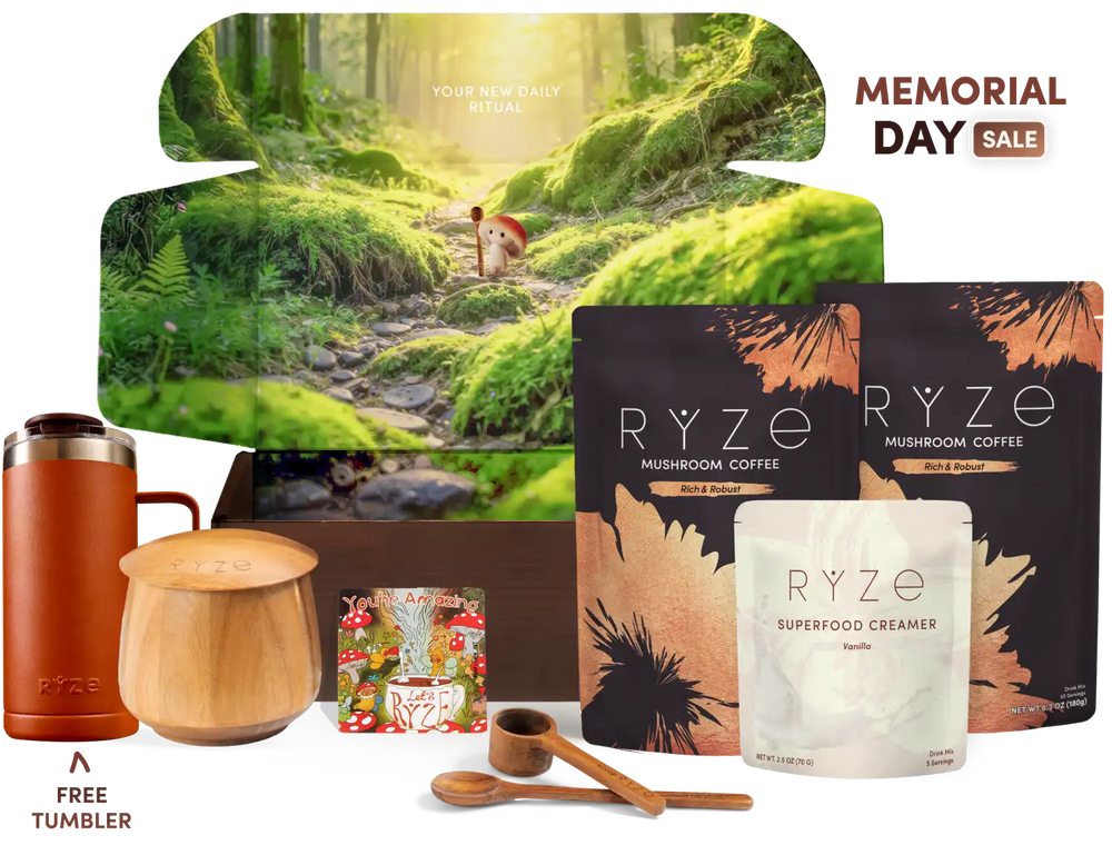 RYZE Ritual Set Dark Roast - Productive Morning Coffee